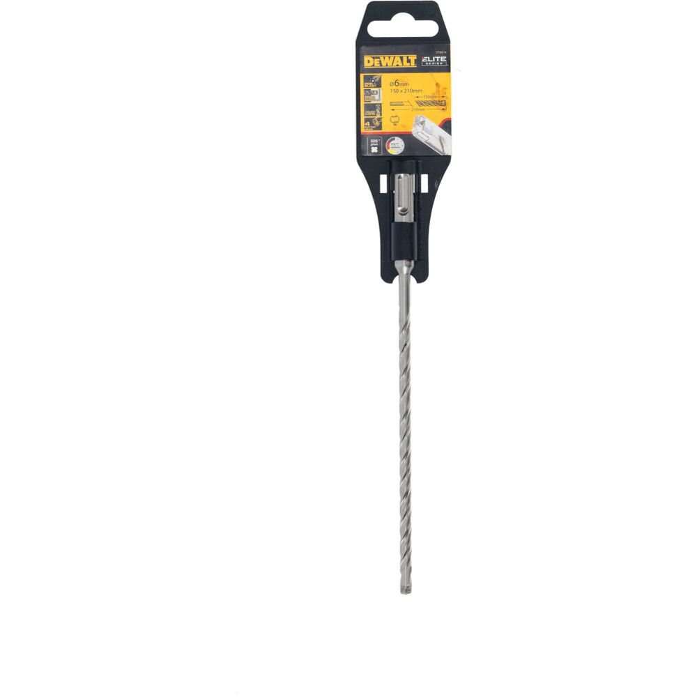 Dewalt Dt8914-Qz, Rotasjons Hammer, 6 Mm, 21 Cm, 15 Cm, Sds Plus, Rustfritt Stål