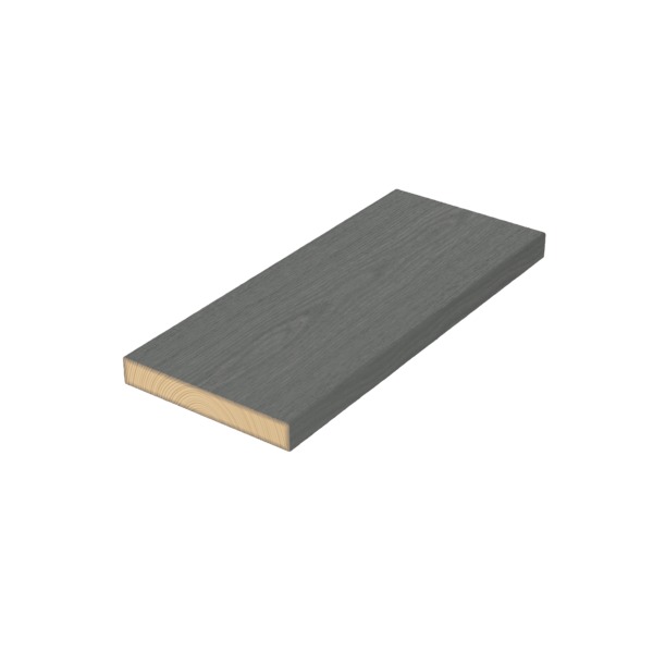 Kledning rektangulær royal furu 22x148 mm behandlet klasse 1 leirgrå rg.20