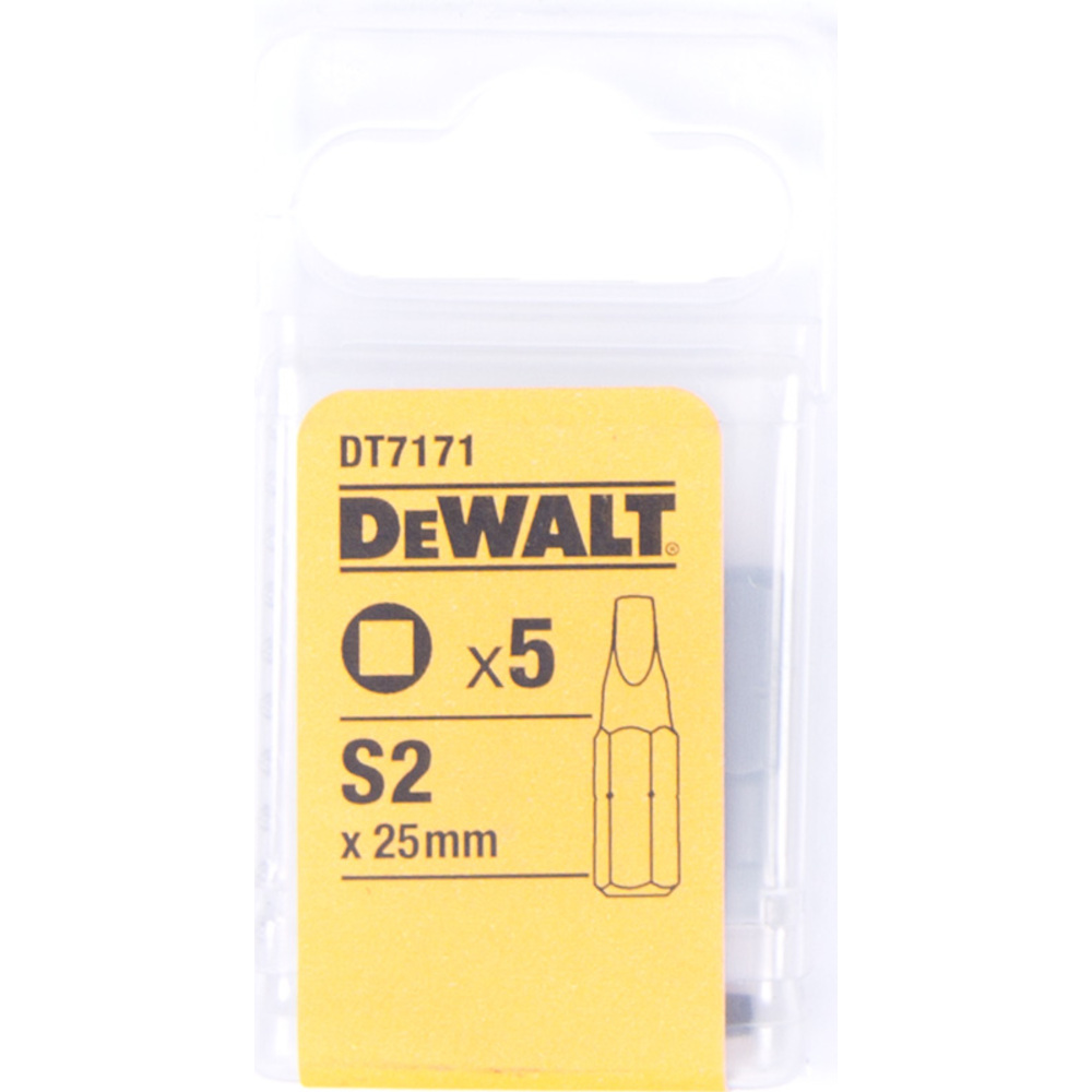 Dewalt Bits Firkant 25mm No2x5 Dt7171 Dw
