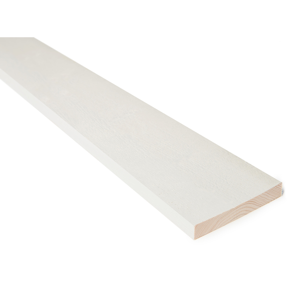 Rektangulær kledning gran 19x98 mm grunning + mellomstrøk