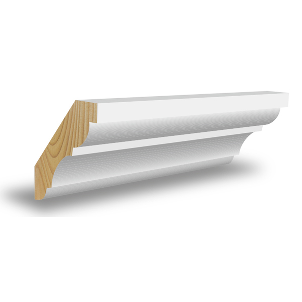 Taklist furu profil CW348 15x58 mm ubehandlet