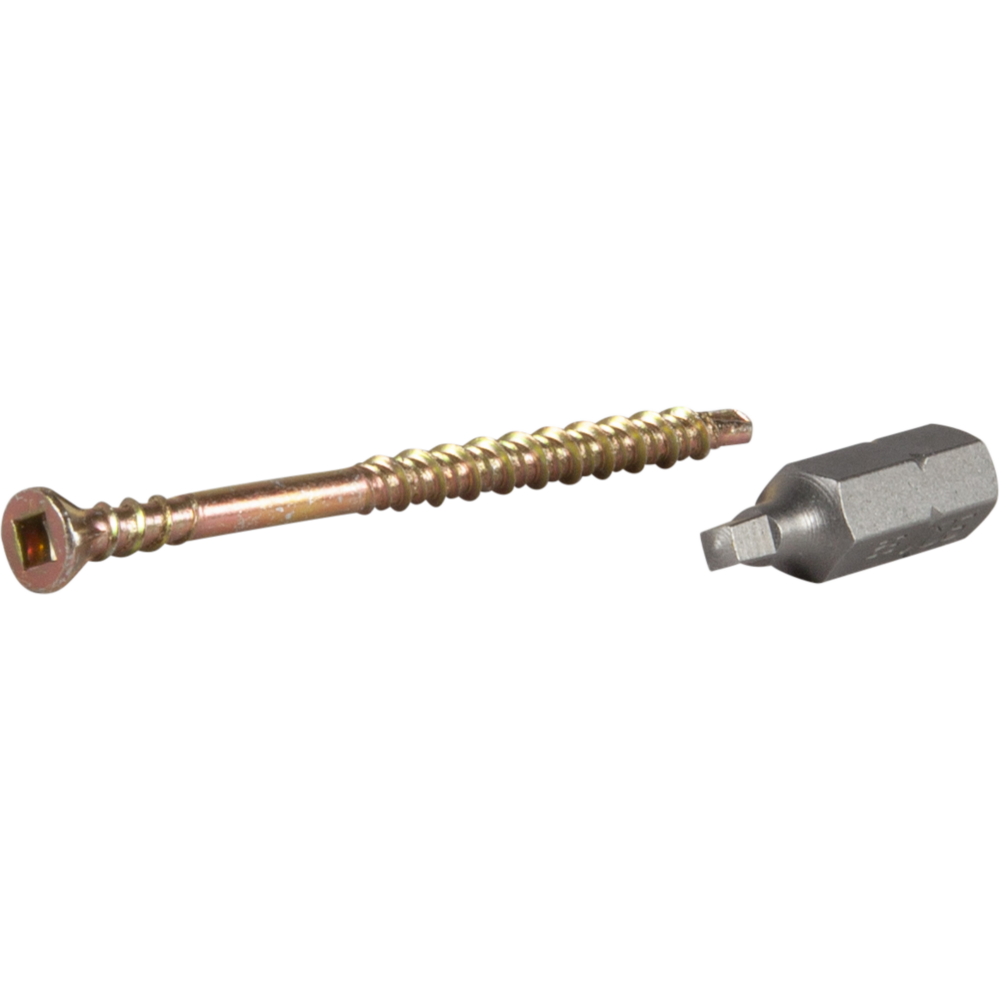 567158 Gulvskrue Ø 3,9 mm, R1, gulkrom 58 mm, 250-pakning