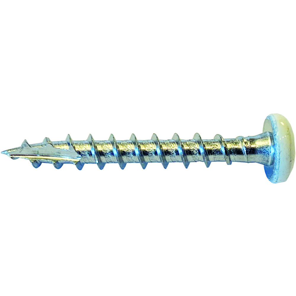 Vindusblikkskruer 3,5x25 mm hvit 200 stk