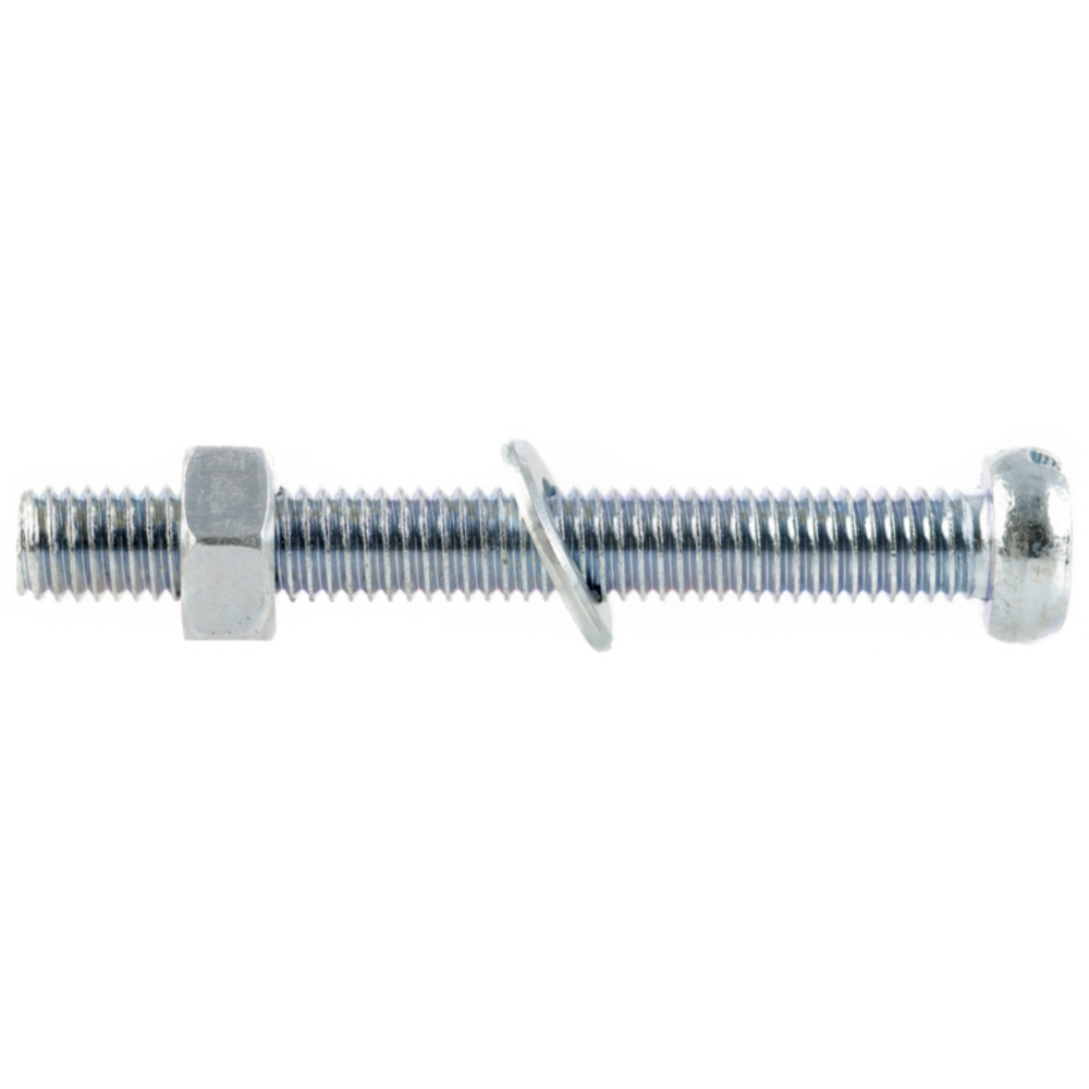 MASKINSKRUE SYL ELF SPOR M3X25 A8 HELGJ DIN84 MUTTER/SKIVE