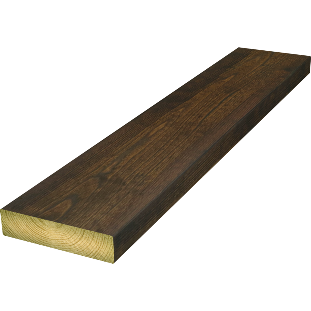 Terrassebord royalimpregnert brun furu 28x120 mm