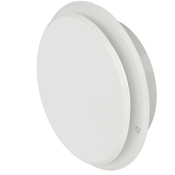 Tallerkenventil Rund Plast 6"