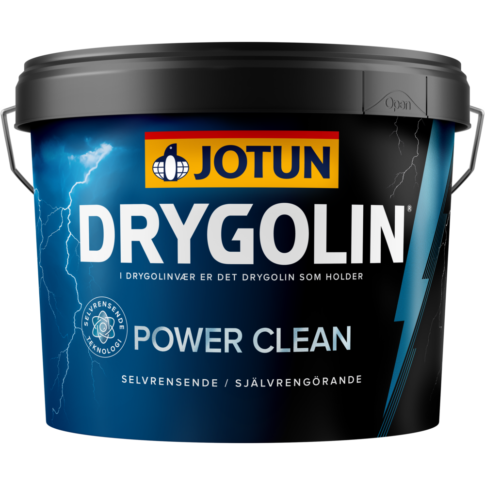 Bilde av Drygolin Power clean hvit base 9l