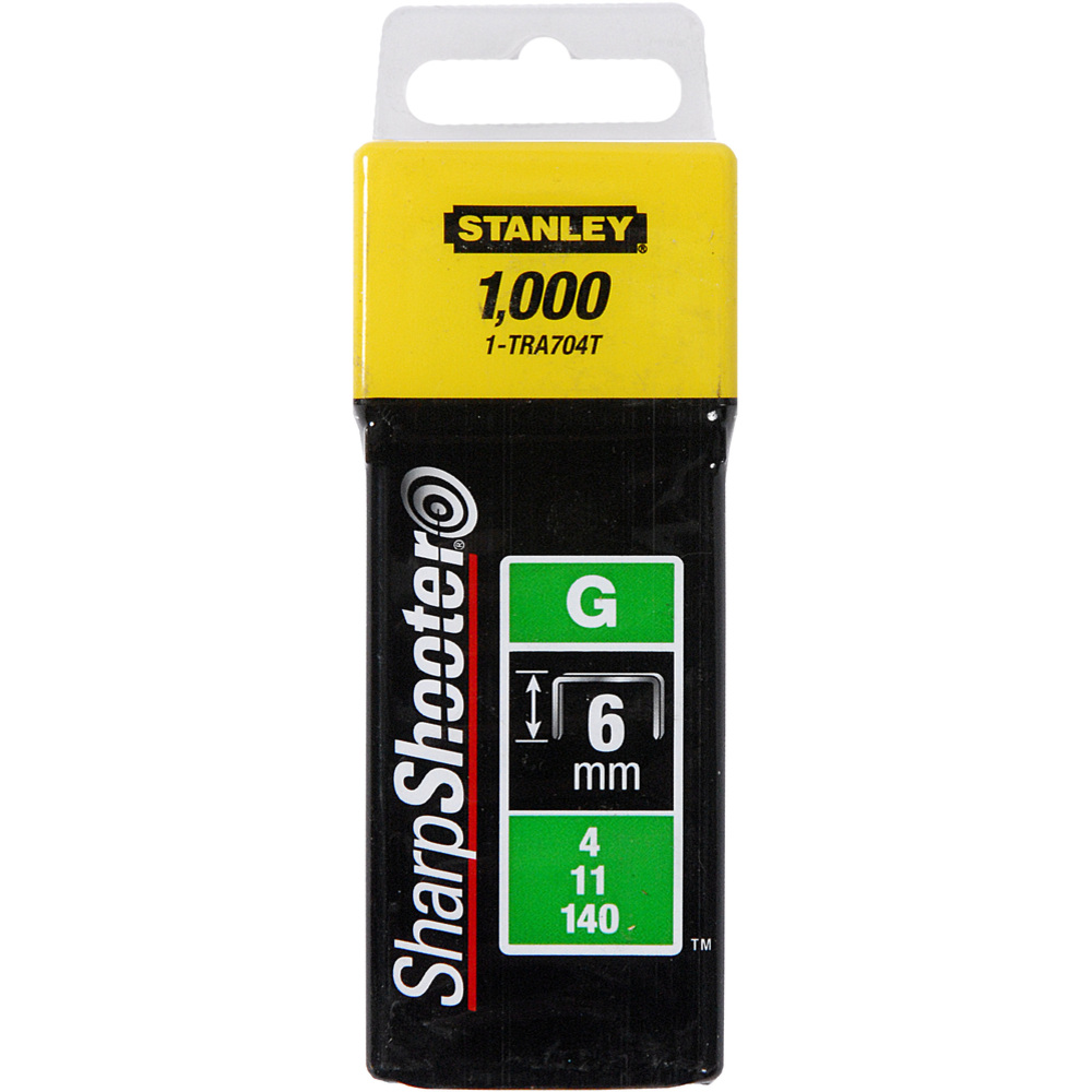 Stiftemaskin Stanley g (4/11/140) 6mm 1-tra704t