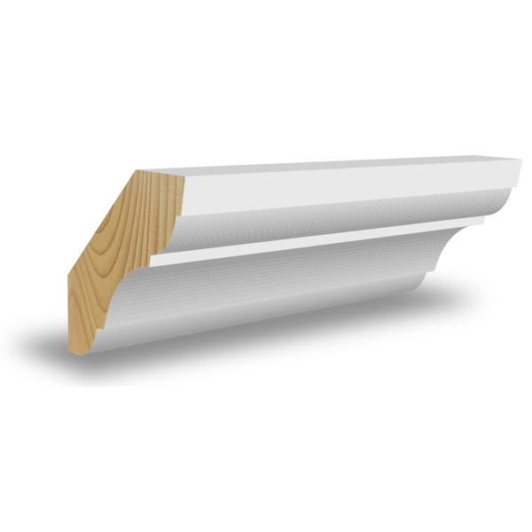 Taklist furu profil CW348 15x58 mm ubehandlet
