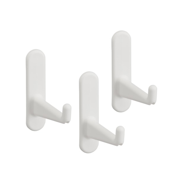 Elfa Utility lang krok 3-pk For oppbevaringstavle/-list, 3-pk