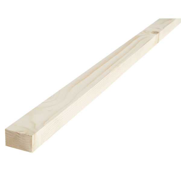 Lekt/rekke gran/furu ubehandlet klasse 2 36x48 mm