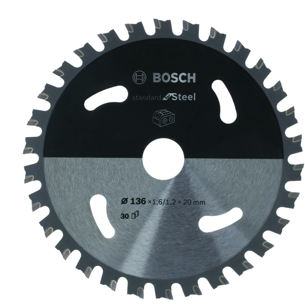 Standard for Steel-sirkelsagblad for batteridrevne sager 160x1,6/1,2x20 T36
