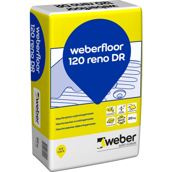 Avrettingsmasse floor 120 reno 20 kg