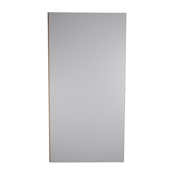 Bilde av 12x1220x2390 mm Sponplate vegg grunningsfoliert kilfals Sponplate 3-Vegg med grunning standard P2 (klimaklasse 1). Dette er en overflatebehandlet veggplate beregnet for tapetsering.