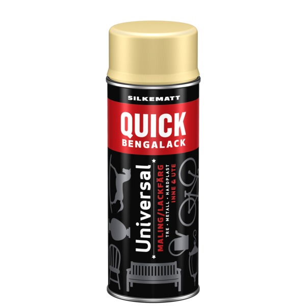 Quick Bengalack spray siv silkematt 400ml 