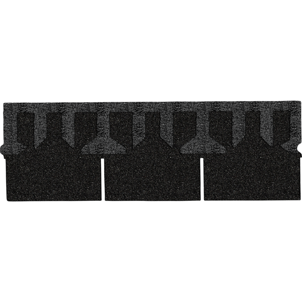 Isola Takshingel Premium Rett Krystallsort Takshingel Premium er en ekstra kraftig og robust takshingel med overflate av krystallsort mineralstrø.