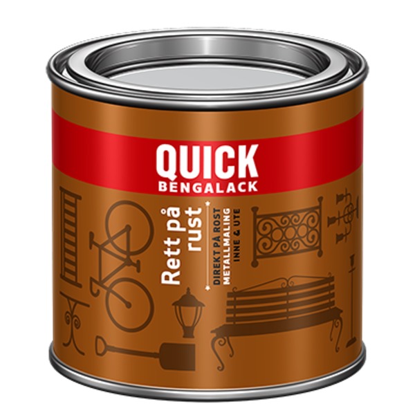 BENGALACK RETT PÅ RUST SORT BLANK 0.25L