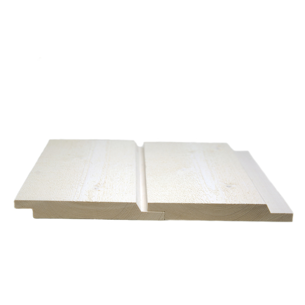 Kledning d-fals 60 gr gran 19x148 kl.1 grunnet hvit