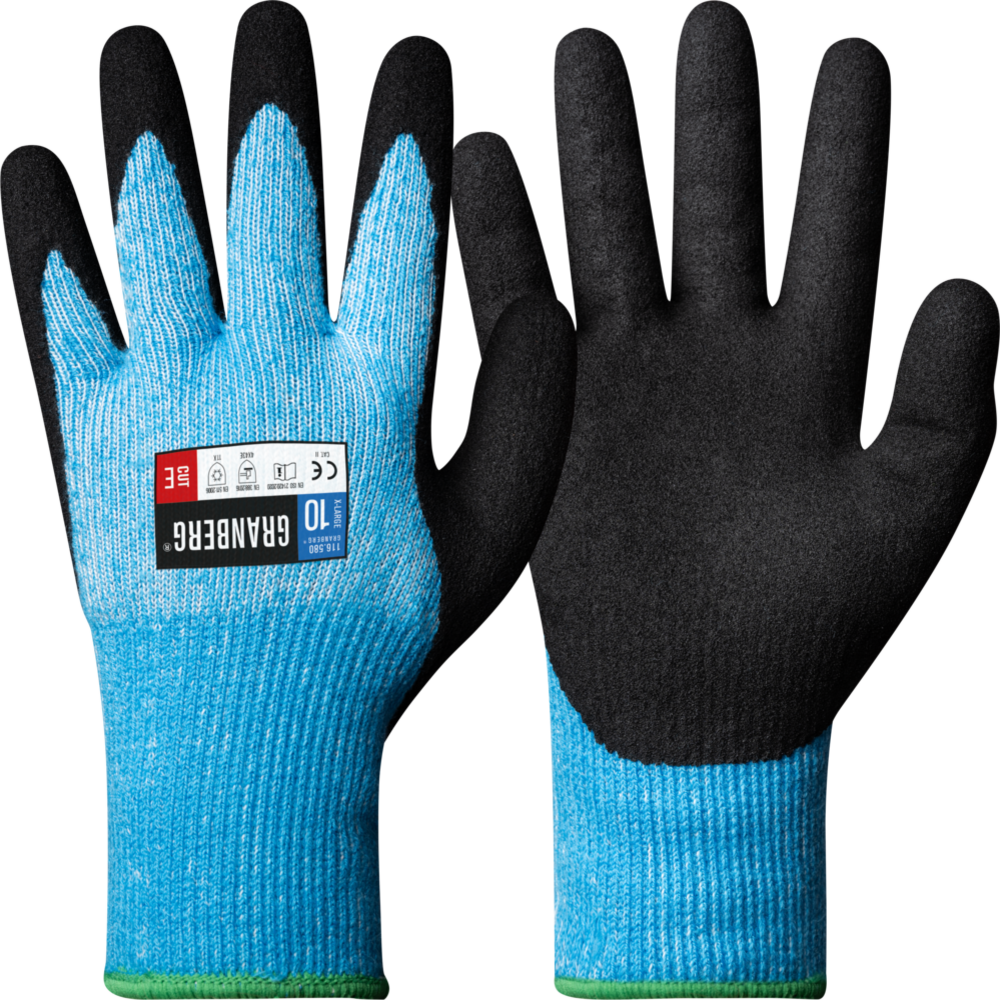 Hanske Vinterforet Cut 5 Str 9