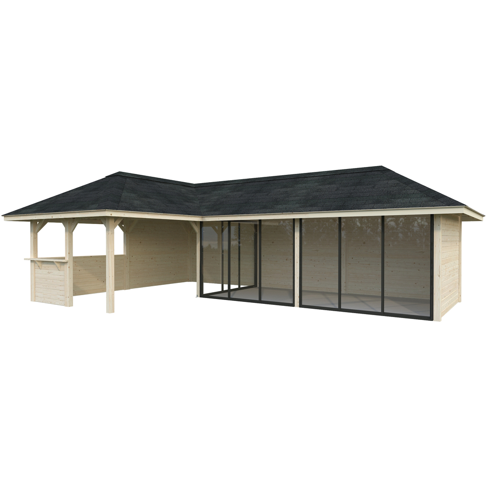 Palmako Bianca 220 hagestue 33.2 m²