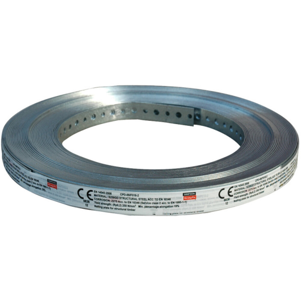 Hulbånd 20x1,0mm varmforzinket 25m