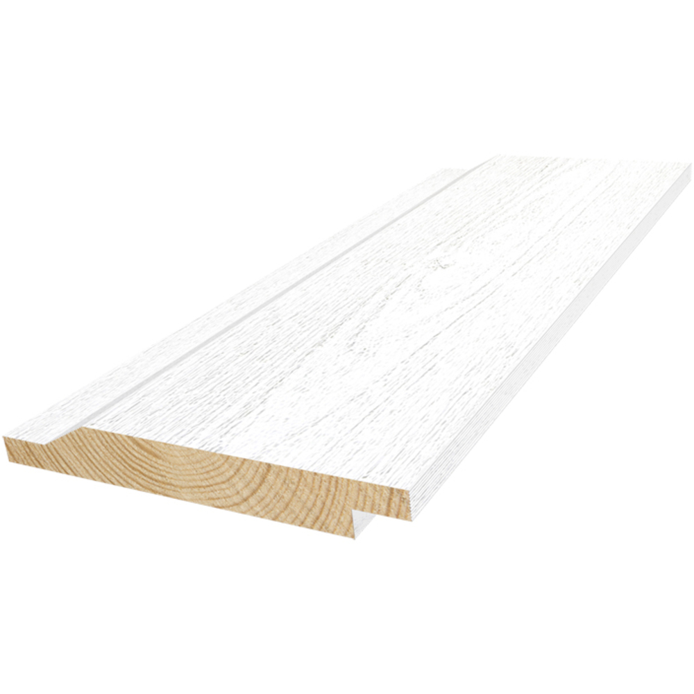 Kledning d-fals 28 gr gran 19x148 kl.1 grunnet + malt ett strøk heftig pro egghvit