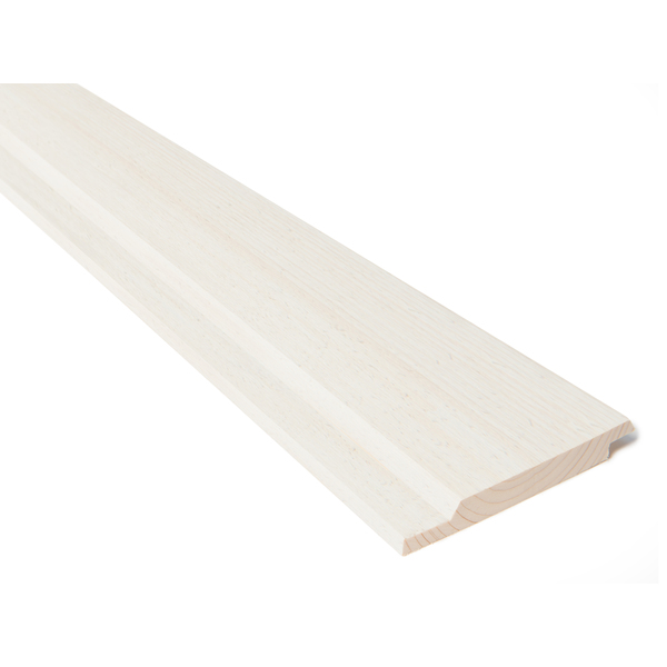 Utvendig buerkledning profilert 19x148 mm grunnet hvit