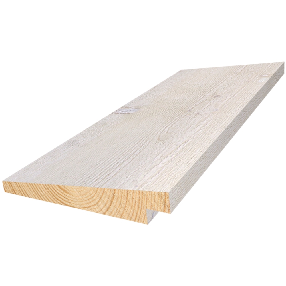 19X148 skråskåret grunnet gran kledning Skråskåret kledning (weatherboard) har skråskåret forside og fals i underkant. Beregn 7,7 lm per m2.