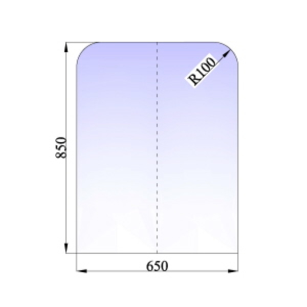 Tolmer Gulvplate, stål Gulvplate 700x900 Halvrund - 1 mm, sort lakkert stål