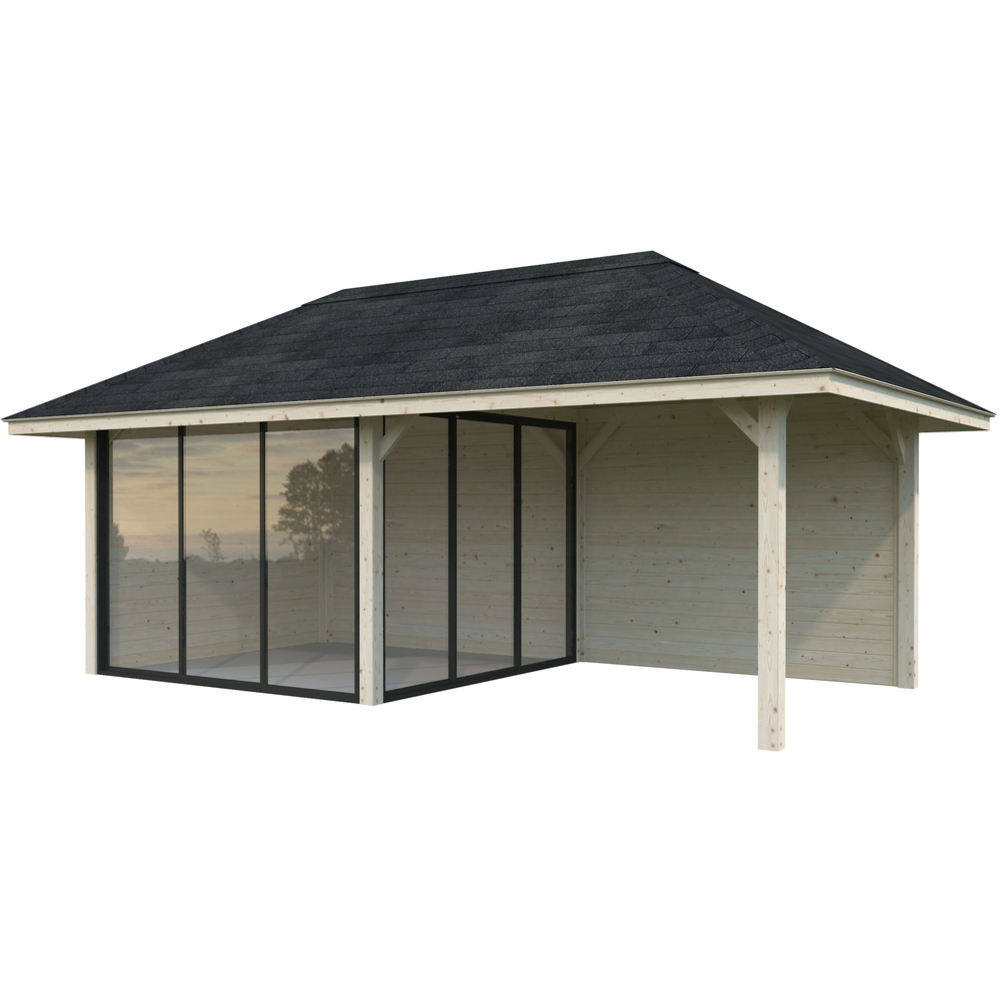 Palmako Bianca 205 hagestue 16,6 m²