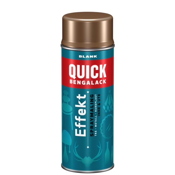 Quick Bengalack effektspray kobber metallic 