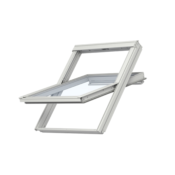 Velux Velux Takvindu Midthengslet 78x180cm Hvitmalt Med 3-Lags Glass Aluminium Utvendig U-Verdi 1,0