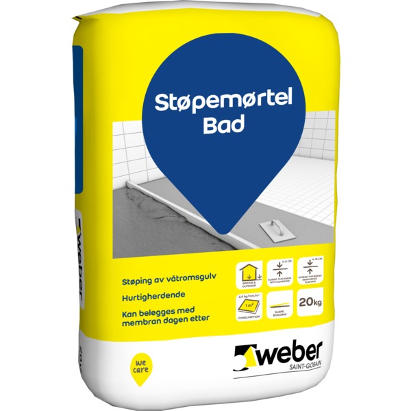 Støpemørtel Bad 20kg S