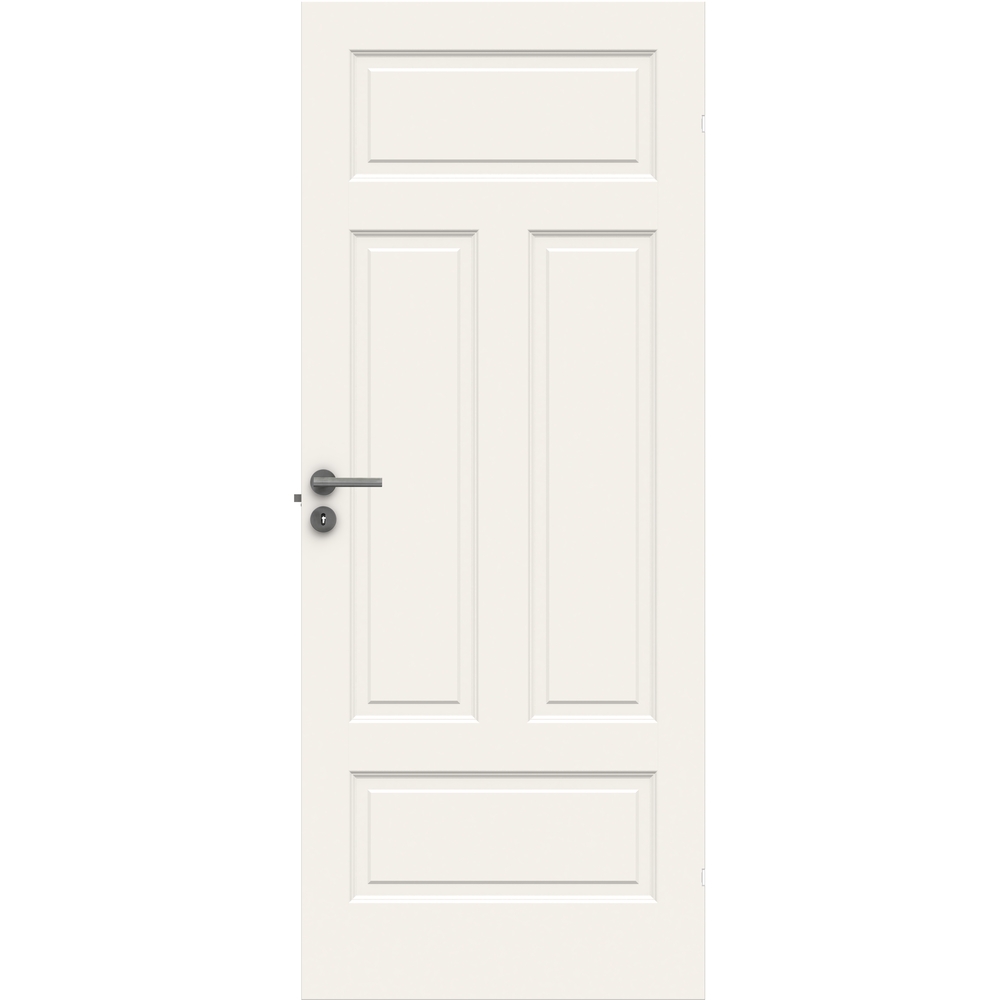 Dørblad Compact 04n 8x21 Hvit Massiv Formpresset