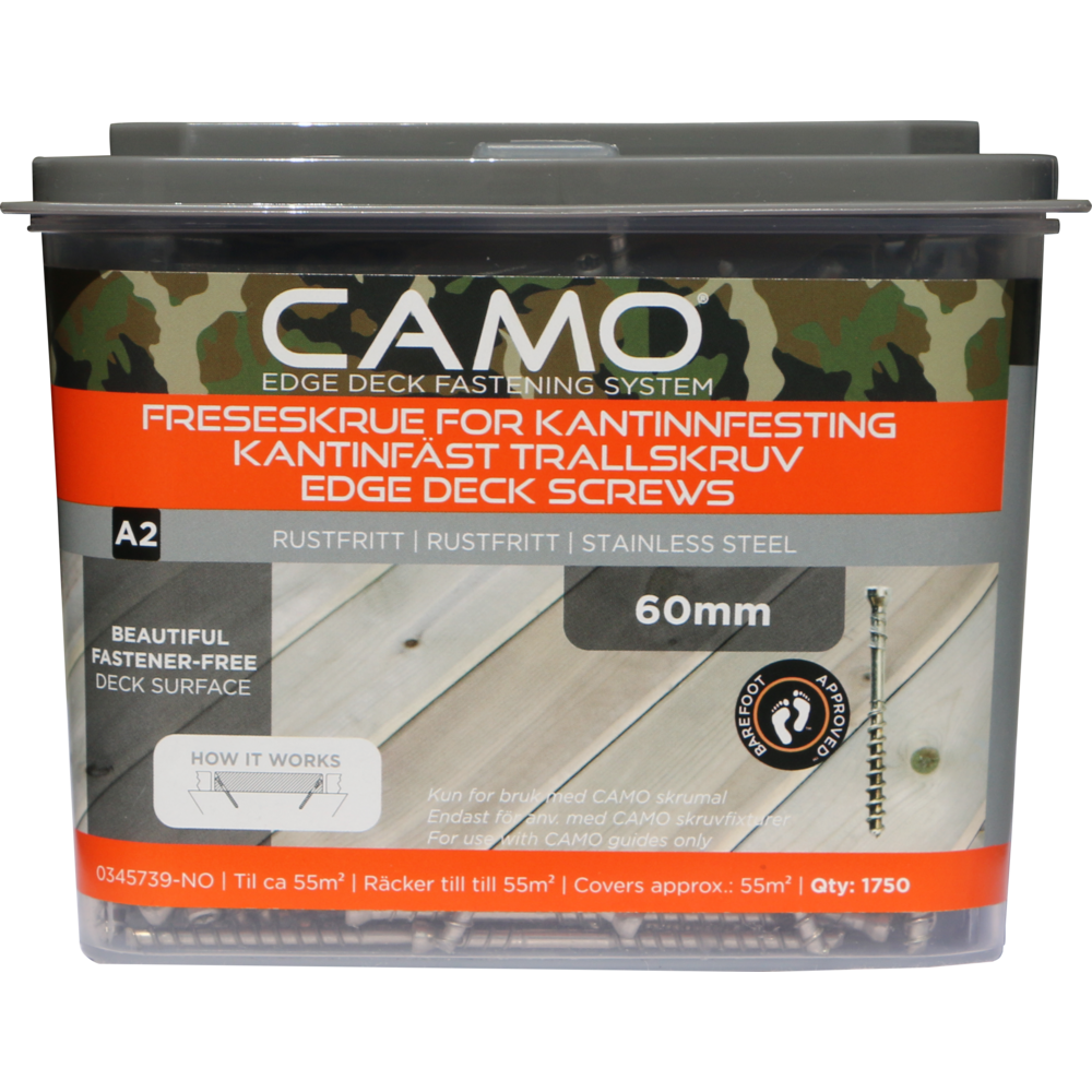 Camo Camo Freseskrue A2 3x60 A1750