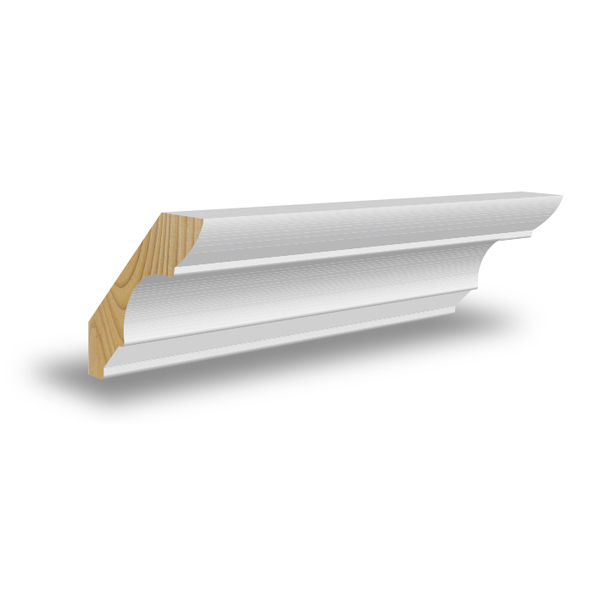 Taklist furu profil CW348 15x58 mm ubehandlet