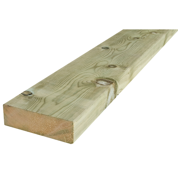 Bilde av Konstruksjonsvirke furu 48x148x5100 cu-imp c24 fotkappet stk