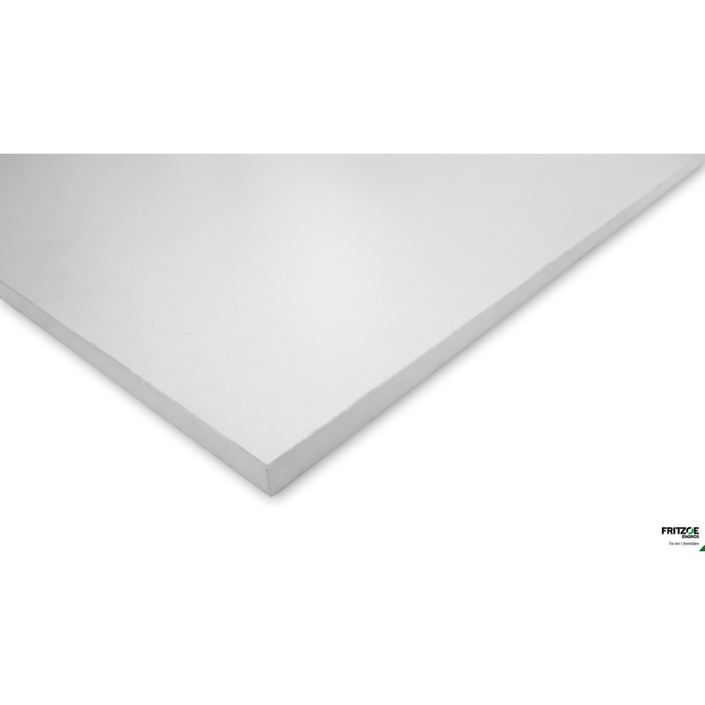 Fritzoe-Engros Hobbypl Melamin Hvit 18x200x2400 4s