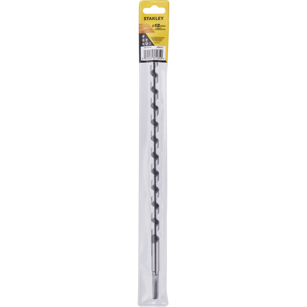Stanley STA52155-QZ, bor, spiralbor, 1,2 cm, 38 cm, tre, 30 cm