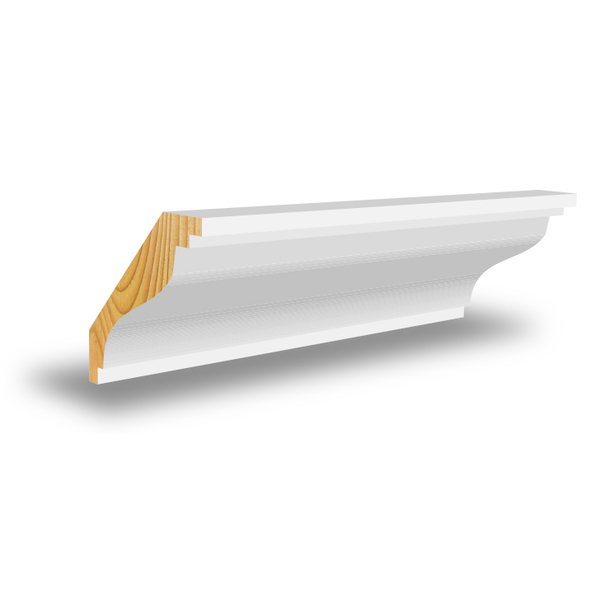 Taklist furu profil CW348 15x58 mm ubehandlet