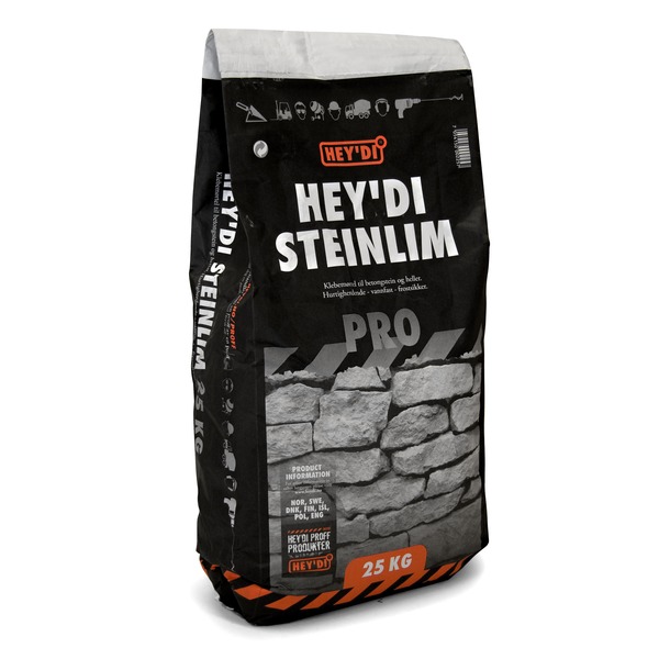 Bilde av Mørtel steinlim Pro 25 kg