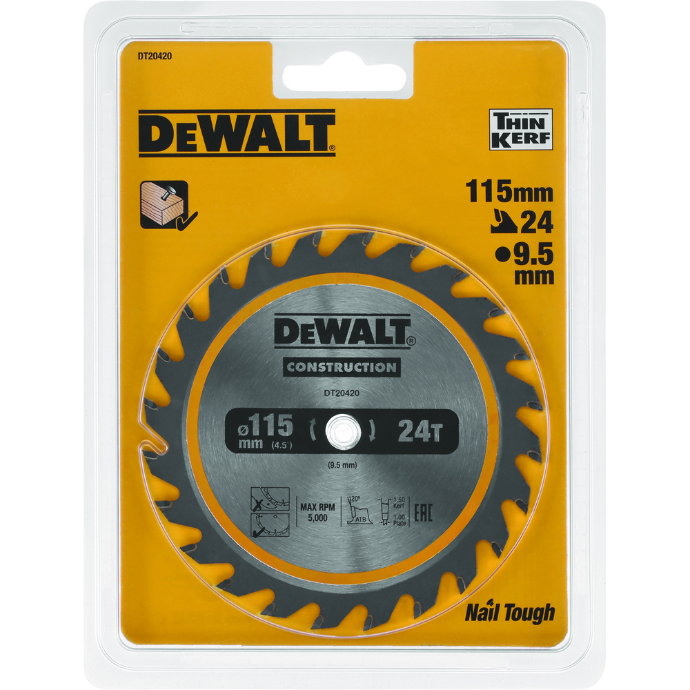 Dewalt Sirkelsagblad 115x9,5x24