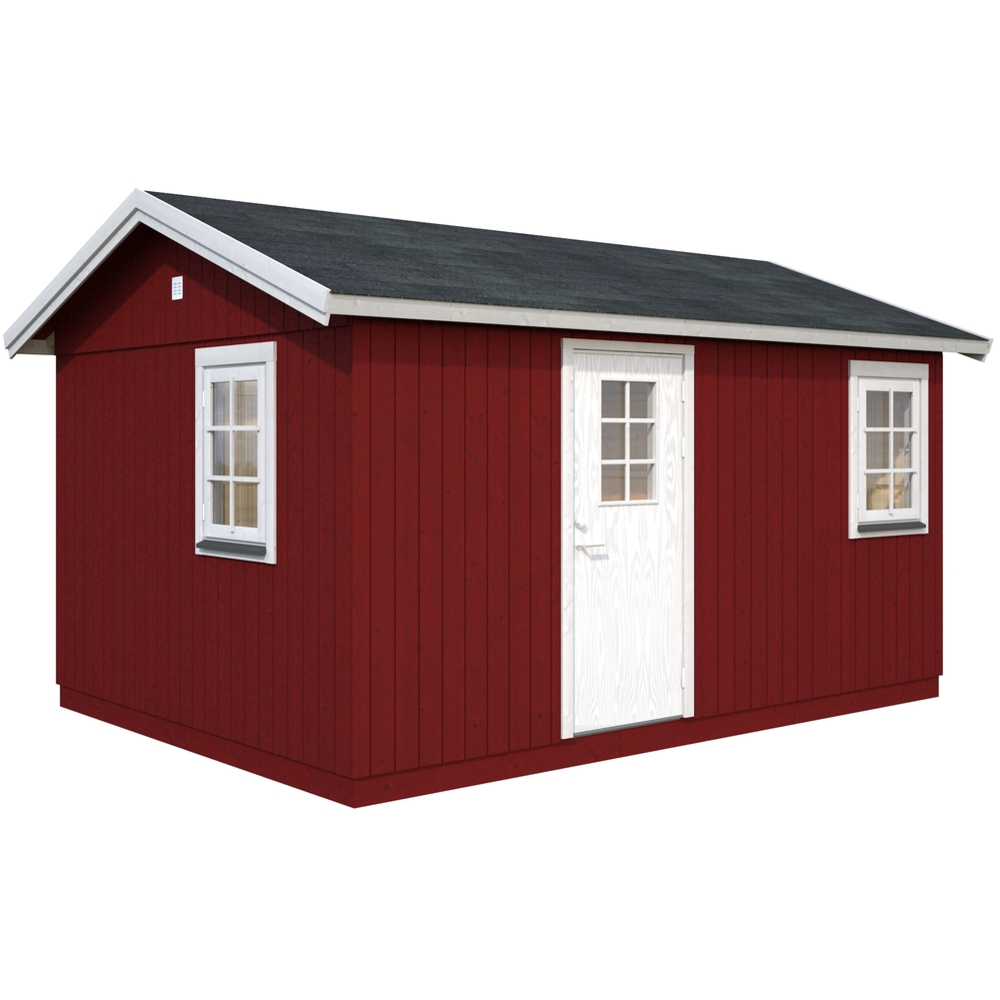Palmako Hedwig anneks 13,6 m² Stilfullt anneks som er perfekt som ekstrarom til tenåringen, familie eller venner. Kan også benyttes til oppbevaring av hagemøbler m.m. på vinteren.